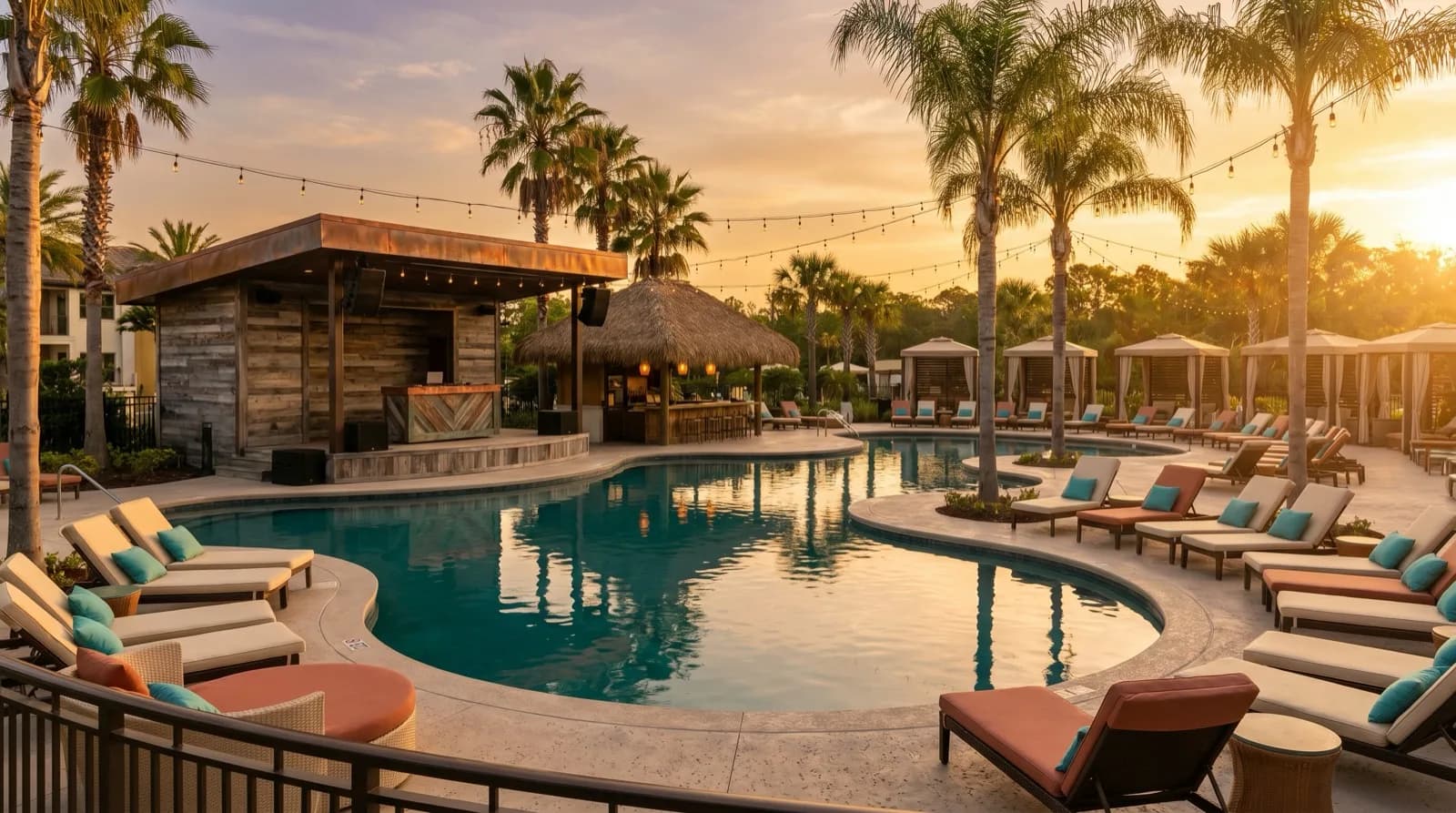 Secrets Hideaway Resort & Spa — Florida's best-known lifestyle resort — a self-contained weekend destination with pools, bars, a club, and nightly theme parties.